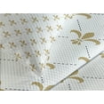 thumbnail image 4 of Ambesonne Flower Quilted Bedspread Set 3 Pcs, Vintage Style Lilies, King Size, Yellow and White, 4 of 5