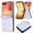 Purple, variant on Sanwo for Samsung Galaxy Z Flip8 Case with Crossbody Strap, PU Leather Protective Cover, Lightweight Shockproof Phone Pouch with Non-Slip Design,Rosegold