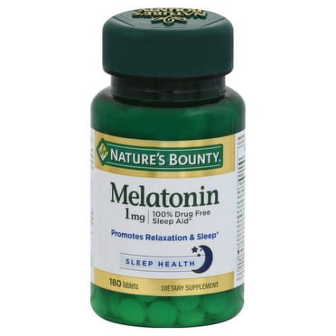 Natures Bounty Melatonin Tablets 180 each