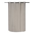 thumbnail image 1 of cortina de jacquard con arillos poliéster beige 210 x 140 cm, 1 of 6
