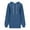 Blue, variant on Daznico Sweatshirt for Women - Women's Casual Solid Color Hooded Long Sleeved Hoodie Top, Hooded Sweatshirt Women,Color:Blue Size:XXL