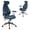 Blue, variant on Costway Ergonomic Office Chair with 2D Headrest, Rocking Backrest & Wheels, Gaming Chair Blue