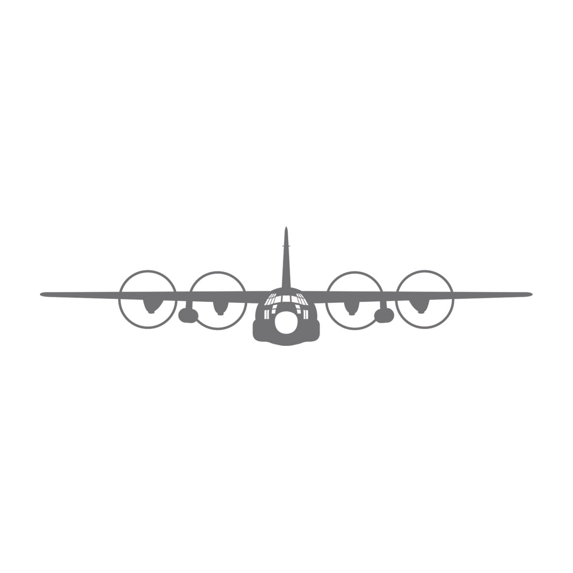 C-130H Hercules Sticker Decal Die Cut - Self Adhesive Vinyl ...