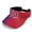 American Flag Pattern, variant on Leopard Print Adjustable Sun Visor Hat, Polyester Fabric UV Protection Sun Visor Cap Lightweight Sports Visor Hat for Men