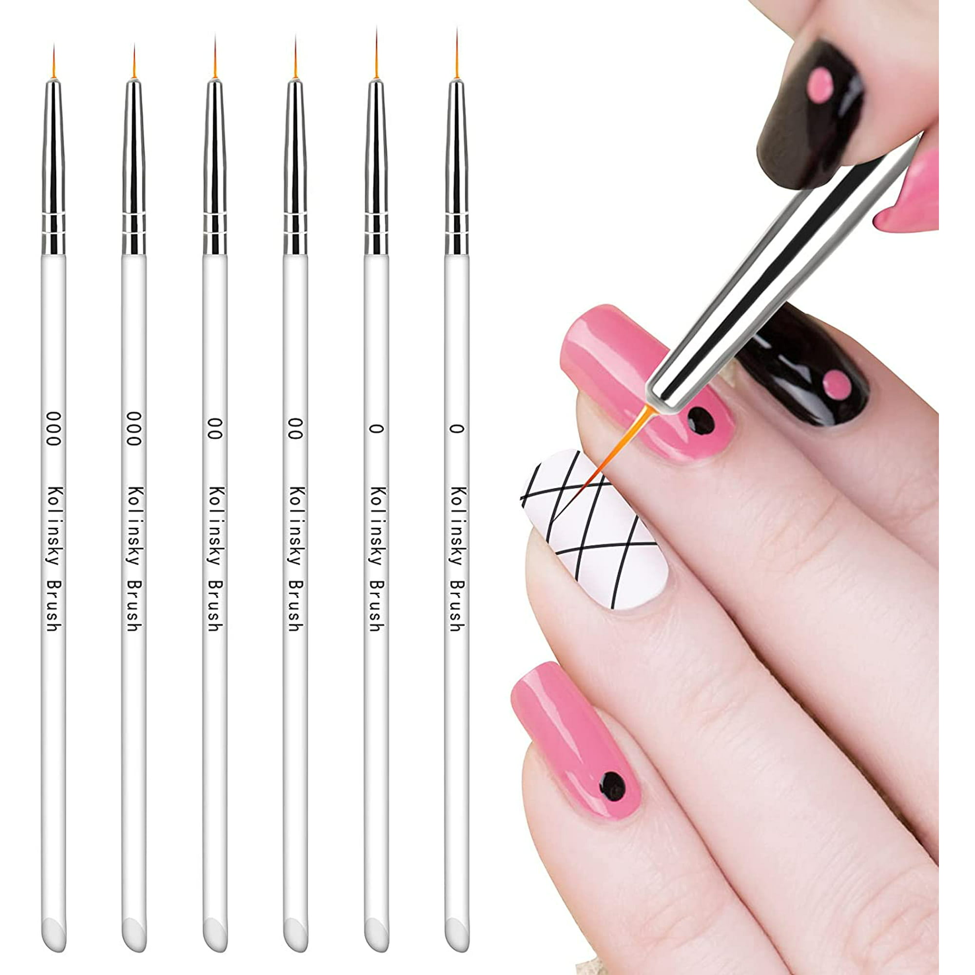 20 Pieces Nail Art Brush Set, Two Way Picker Pen, Painting, Drawing, D  TheDecoKraft | Yaju Double Ended Nail Art Brushes Nail Brush Uv Gel Brush  Point Drill Nail Dotting Drawing Painting