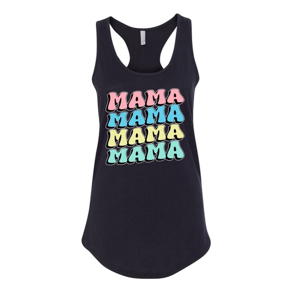 Wild Bobby Mama Mama Mama Women Racerback Tank Top