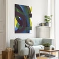 thumbnail image 6 of Pigment Play II Frameless Free Floating Tempered Glass Panel Graphic Wall Art , 48" x 32", 6 of 11