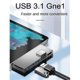 thumbnail image 4 of Compatible con Surface Pro 4 5 6 Hub de estación de acoplamiento con lector de tarjetas Tf compatible con 4k Gigabit Ethernet 2 Usb, 4 of 5