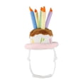 thumbnail image 1 of Adorable sombrero de pastel de cumpleaños para perros y gatos con 5 ves de colores, ropa para cabeza, sombreros para mascotas para cachorros, Zulema sombrero de pastel de cumpleaños, 1 of 8
