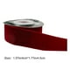 thumbnail image 1 of Cinta de Terciopelo Borgoña – 5 Yardas de Cinta de Raso de Poliéster con Flocado, para Envolver Regalos Navideños y Hacer Lazos DIY, Decoración de Mesas de Fiesta y Manualidades Florales, 1 of 6