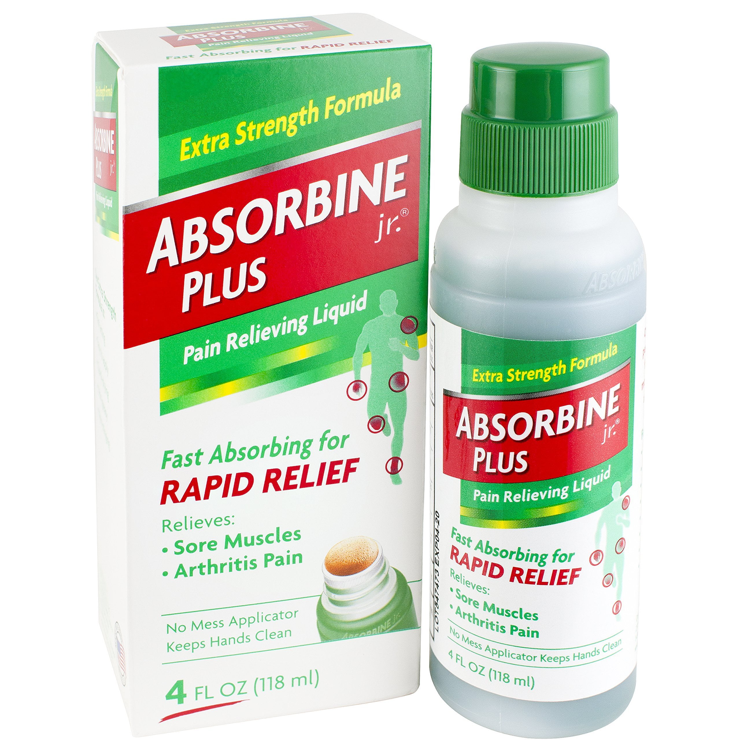 Absorbine Jr. Pain Relieving Liquid with Menthol - for Sore Muscles