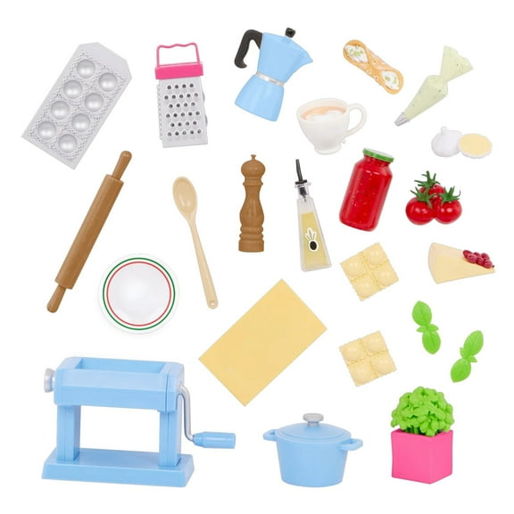Our Generation Pasta Maker & Play Food Accessories for 18-inch Dolls