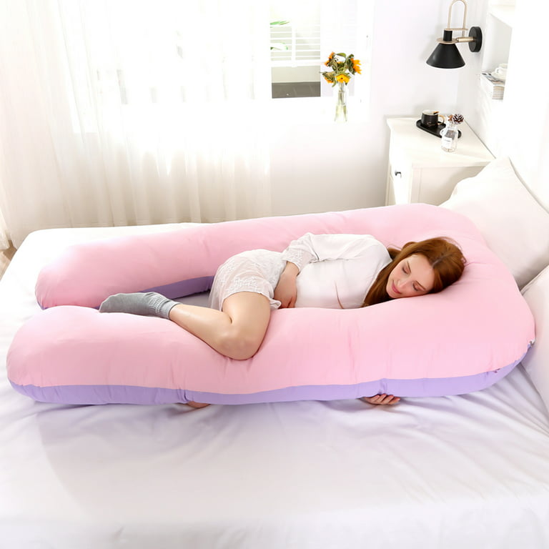 U-Shaped Pregnancy Pillow, Pure Cotton Maternity Pillow, Full Body