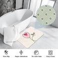 thumbnail image 3 of Valentine's Day Polyester Non-Slip Machine Washable Office Mat - Door Mat Chair Rugs Door Mats, 3 of 6