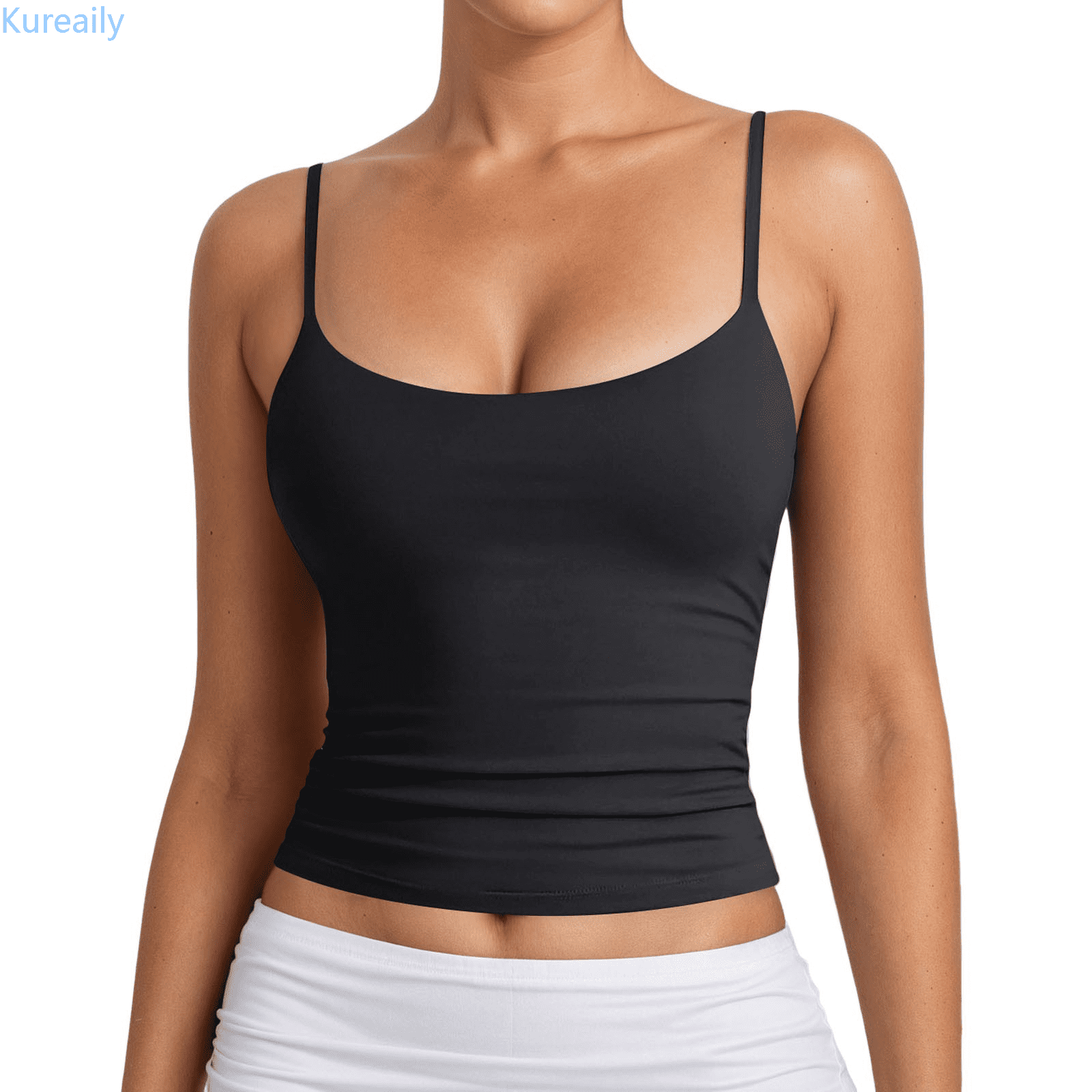 No Boundaries Scoop Neck Cami Top, Women's XXS-XXL - Walmart.com
