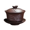 thumbnail image 1 of Woonsoon Yixing chino Zisha Gaiwan hecho a mano 170ml porcelana China Gaiwan Kungfu taza de té tradicional chino juego de té, 1 of 1