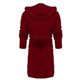 thumbnail image 3 of Fleece Bathrobe Women Dressing Gown Hooded Towling Bath Robe Nightwear4XL, 3 of 4