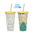 thumbnail image 2 of AKEGAMN Christmas Color Changing Cup PP Coffee Plastic Single Layer Temperature Sensitive Color Changing Color Changing Cup, 2 of 9