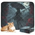 thumbnail image 2 of Qxltty Rose Castle Cat litter Pads Pet Set of 2 Diaper Mats Center Anti-leakage Layer Absorbent Soft and Comfortable, 2 of 7