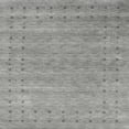 thumbnail image 1 of Ahgly Company Indoor Square Contemporary Dark Gray Abstract Area Rugs, 3' Square, 1 of 6