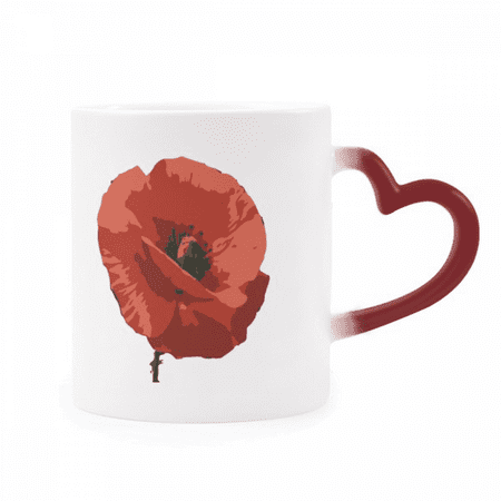 

Pain Relief Belgium Heat Sensitive Mug Red Color Changing Stoneware Cup