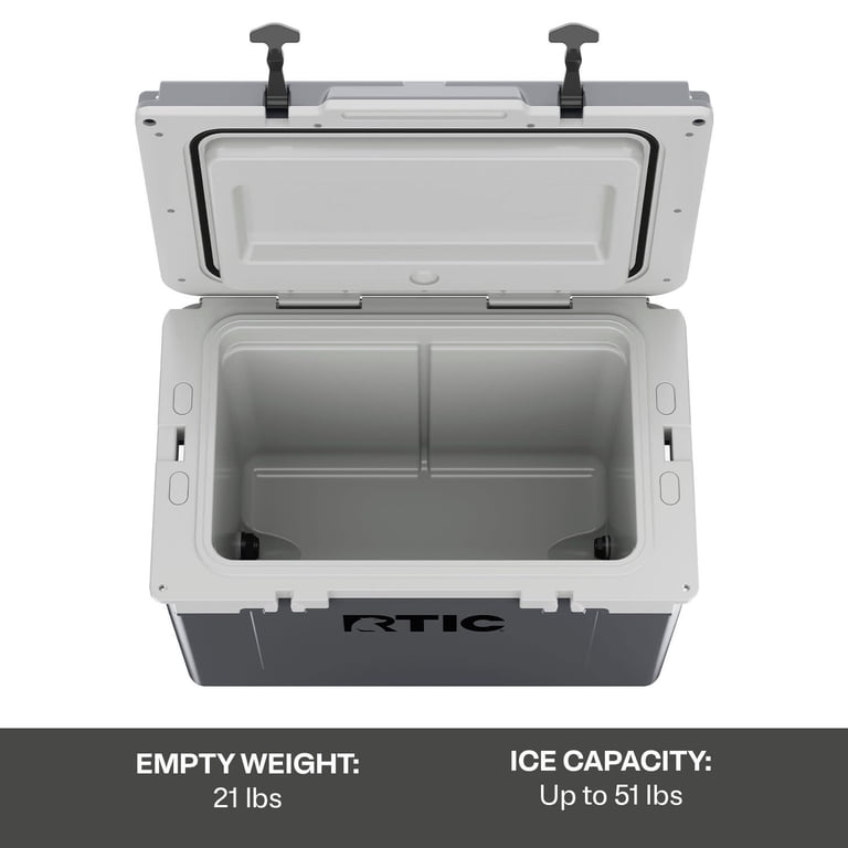 クーラーボックスRTIC52 Ultra-Light HardCooler Amazon.com: RTIC 52 Quart Ultra-Light Wheeled Hard Cooler