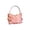 Pink, variant on Flower Handheld Crossbody Bag, Three Dimensional Floral Qipao Styling Soft Texture, Evening Purse for Banquet Party Wedding Daily Casual Matching Carrying