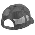 thumbnail image 5 of Falari Trucker Hat 2-Piece Set, 6 Panel, Cotton Mesh, Adjustable Size Baseball Cap - Black & Dark Gray, 5 of 7