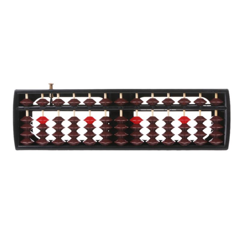 Haptian Portable Japanese 13-stellige Spalte Abacus Arithmetic Soroban Caculating School Math Learning Tool