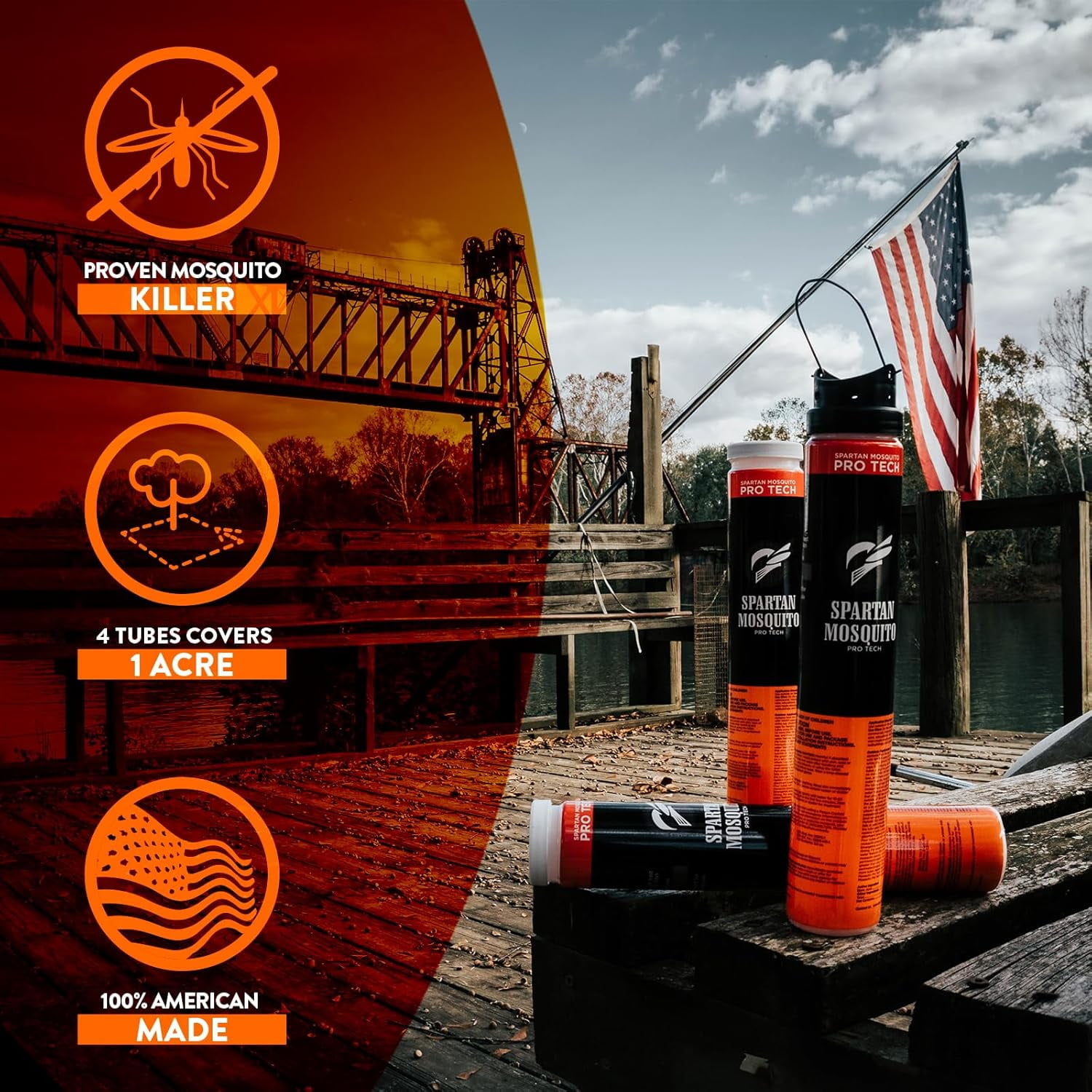 Spartan Mosquito Pro Tech 1/2 Acre pack 59810 (One Box containing Two Tubes)