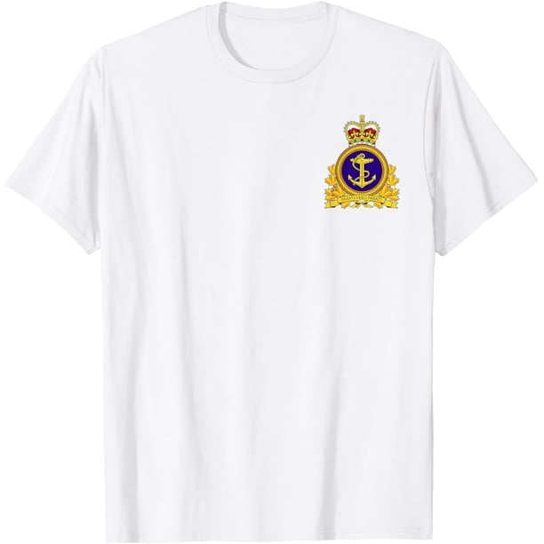 Royal Canadian Navy RCN - Camiseta de las Fuerzas Armadas Militares