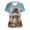 Multicolor A, variant on LSLJS Christmas Scrub Tops Women Plus Size V Neck T Shirts Casual Snowmen Printed Work Tops, Gifts for Women, S-5XL
