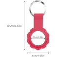 thumbnail image 5 of VeekiVeeki Creative Flower Tracking Locator Silicone Case, Protective Cover with Keychain Ring, Anti-LoFY and Safety, Portable Protective Bumper Case Protective Sleeves Compatible with AirTagFY-001, 5 of 5