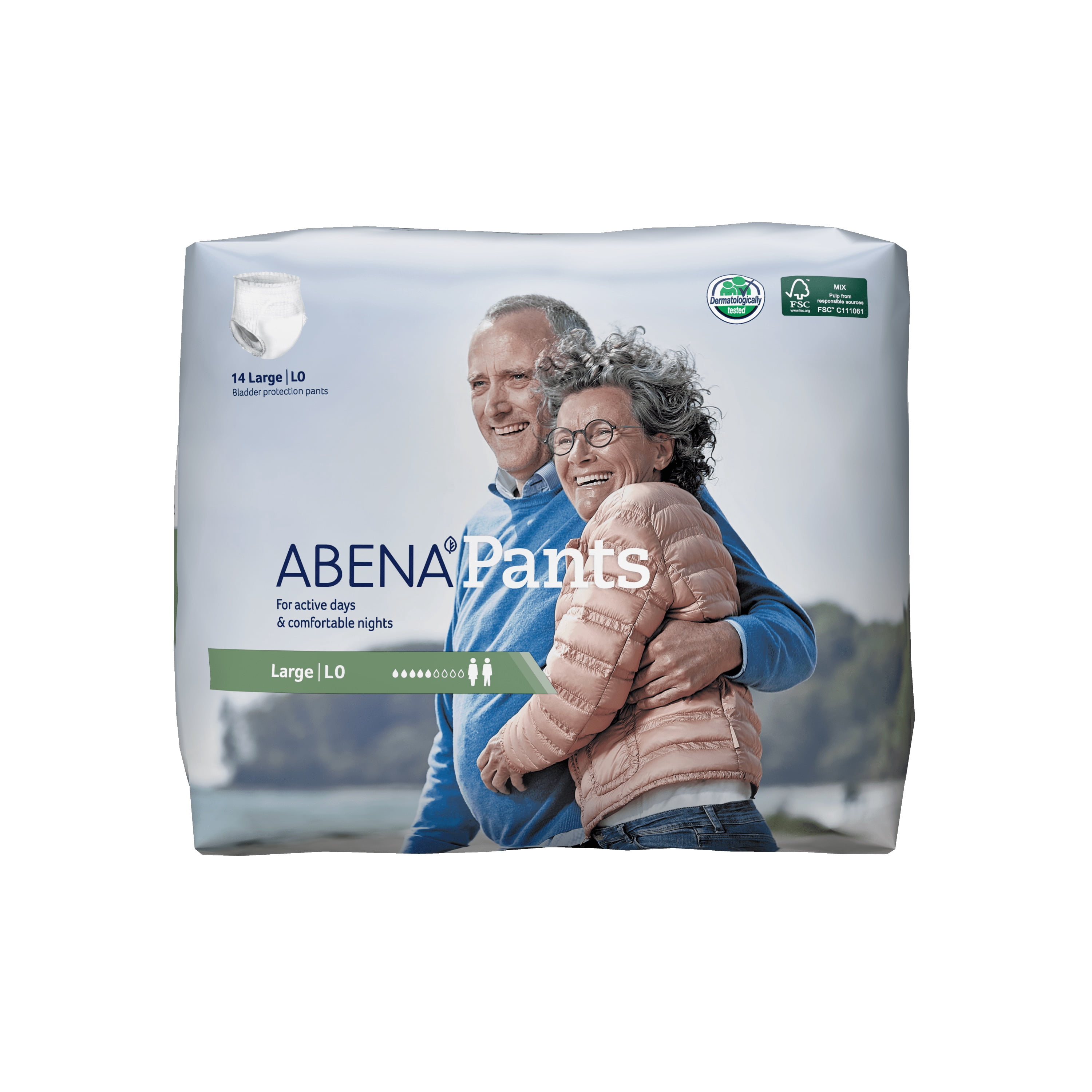 Abena Pants Premium Incontinence Underwear, L0 , 14 Count