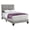 Multi-color, variant on Monarch Specialties Bed - Twin Size/Beige Linen