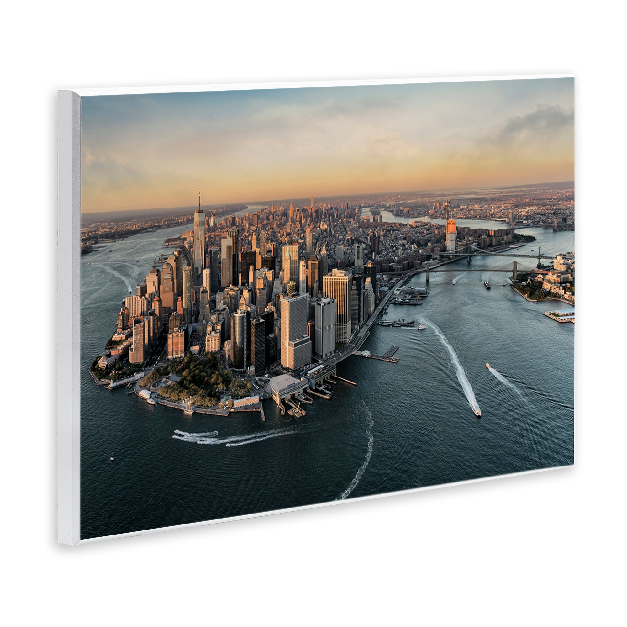 Stupell Industries Manhattan From Above Wall Plaque Art, design by Scott Stulberg