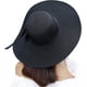 thumbnail image 2 of Sombrero de paja de ala ancha para mujer, gorra enrollable plegable y flexible, sombreros de playa de verano, 2 of 7