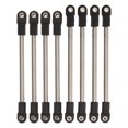 thumbnail image 2 of Rod 8Pcs Stainless Steel Link Rod 275mm Wheelbase Stainless Steel Link Rod Linkage Set For 1/10 RC Crawler Car, 2 of 8
