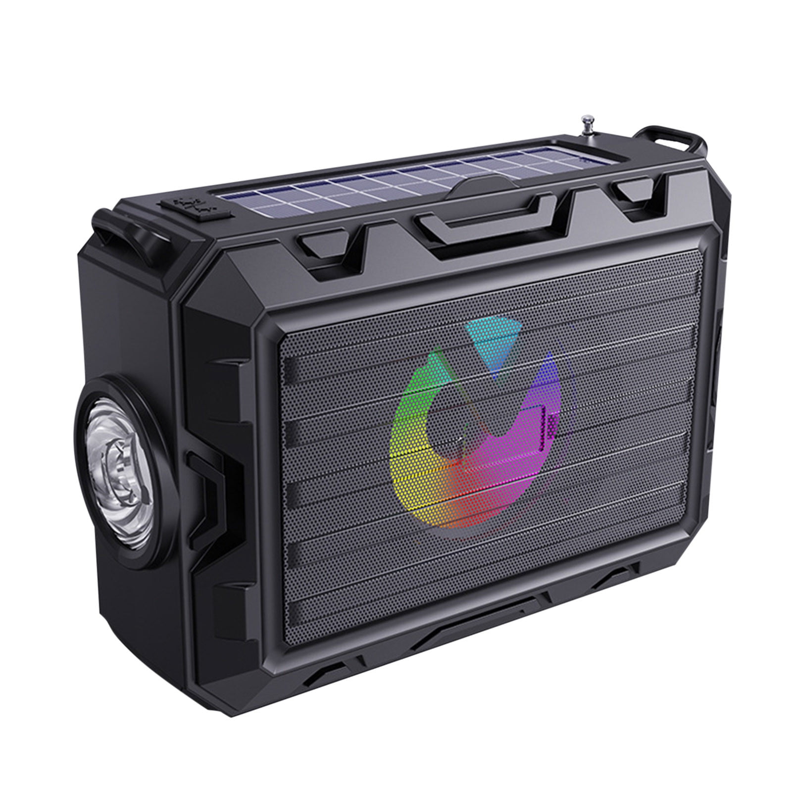 Rechargeable Flashlights Small Steel Flashlight Bluetooth Speaker Outdoor Metal Small Speaker