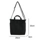 thumbnail image 2 of Bolso bandolera de lona para niñas de color sólido Bolso de lona portátil para estudiantes de un hombro Adepaton BST3009955-4, 2 of 6
