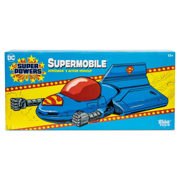 Kenner 1984 dc super powers superman and super-mobile (incomplete)