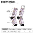 thumbnail image 2 of Balery Owl And Floral Calcetas Largas con Estampado para Hombre y Mujer – Suaves y Transpirables, Talla Única (US 5-11), 2 of 6