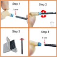 thumbnail image 5 of Hearing aid Wax Guards Filters Cerumen Stop Wax Traps for Phonak, Unitron, Widex Hearing aids Cleaner with Cleaning Brush kit Tools and Carry case – 3Packs/24 Filters, 5 of 5