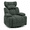 Blackish Green, variant on Leumius 360° Swivel Recliner Chair, Single Recliner with Adjustable Detachable Neck Pillow Ergonomic and Cup Holders, 300lbs Capacity Versatile Lounge Chair for Living Room Bedroom Home Theater