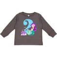 thumbnail image 3 of Inktastic Second Birthday Mermaid Girls Long Sleeve Toddler T-Shirt, 3 of 5