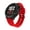 Red, variant on Bold 3 Unisex Adult Smart Watch, Red, Silicone Strap