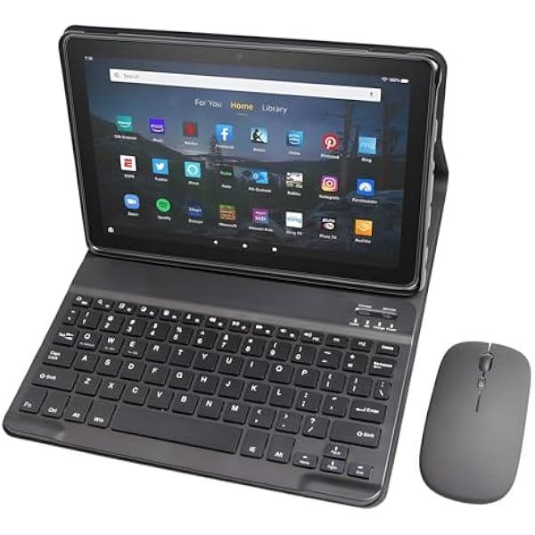 K60 Bluetooth Keyboard Case For Google Pixel Tablet 11" (2023 Model) - Protective Twill Cover With Detachable Keyboard