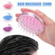 thumbnail image 3 of Head Scalp Massage Shampoo Brush Silicone Hair Massager Comb Promote Hair Growth Artifact Purple, 3 of 5
