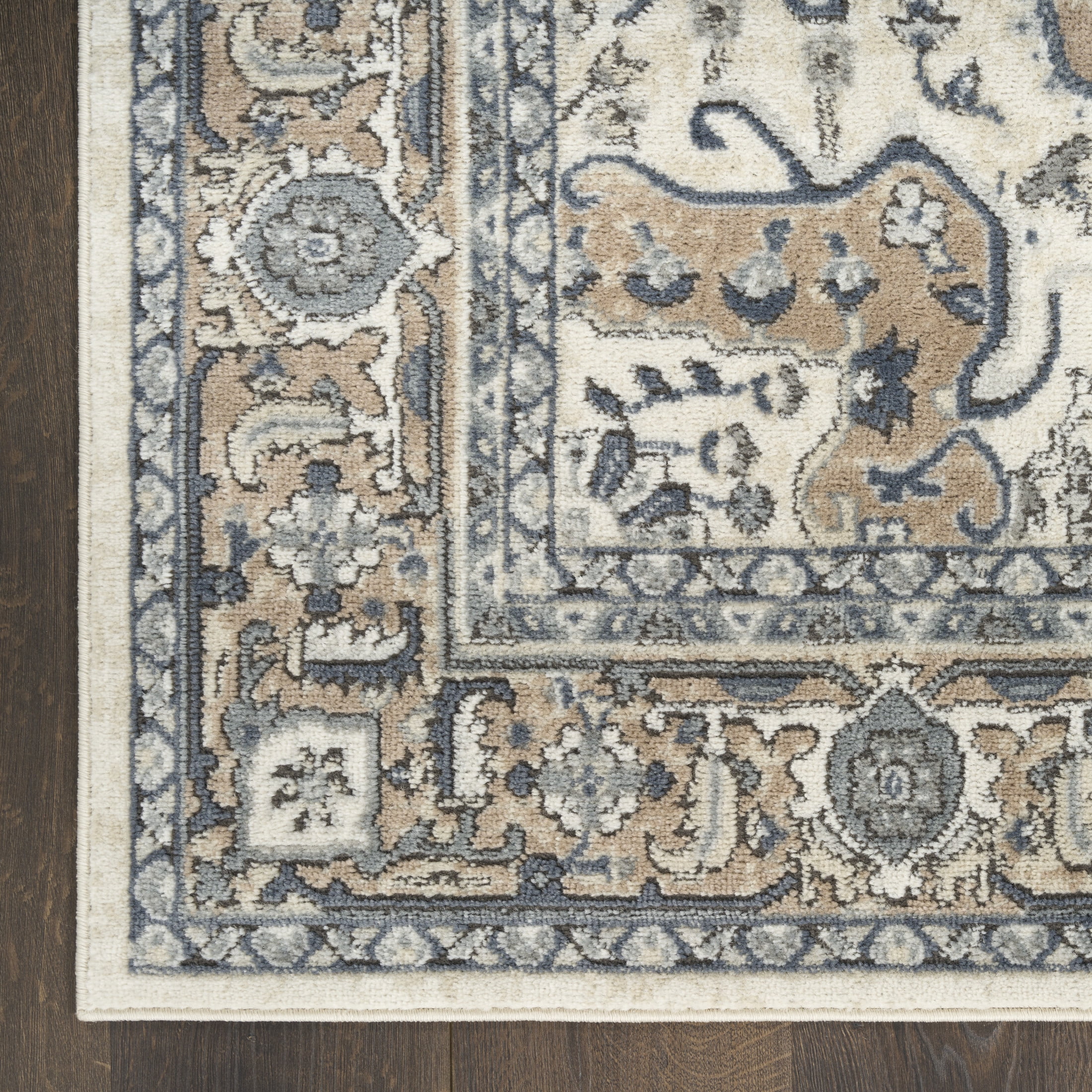 Nourison Concerto 2'2" x 7'6 Ivory Taupe Vintage Indoor Rug