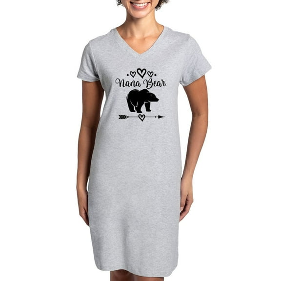 CafePress - Nana Bear Grandma Gift T Shirt - Women's Nightshirt